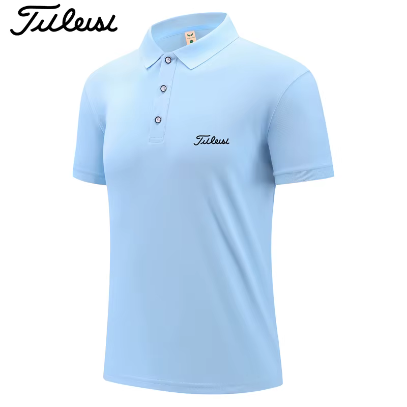Polo d'été décontracté à manches courtes, couleur unie, ensemble cycliste, ensemble de fitness pour