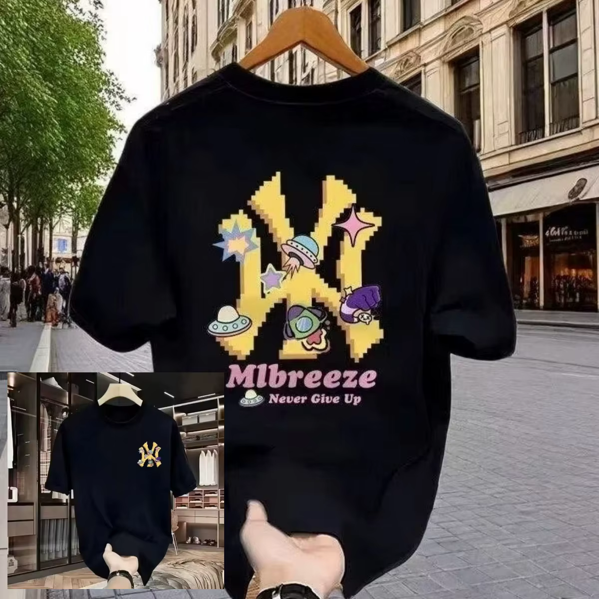 T-shirt Classique Homme de Haute Qualité 2026 – Nouvelle Collection – T-shirt de Marque à Manches Co
