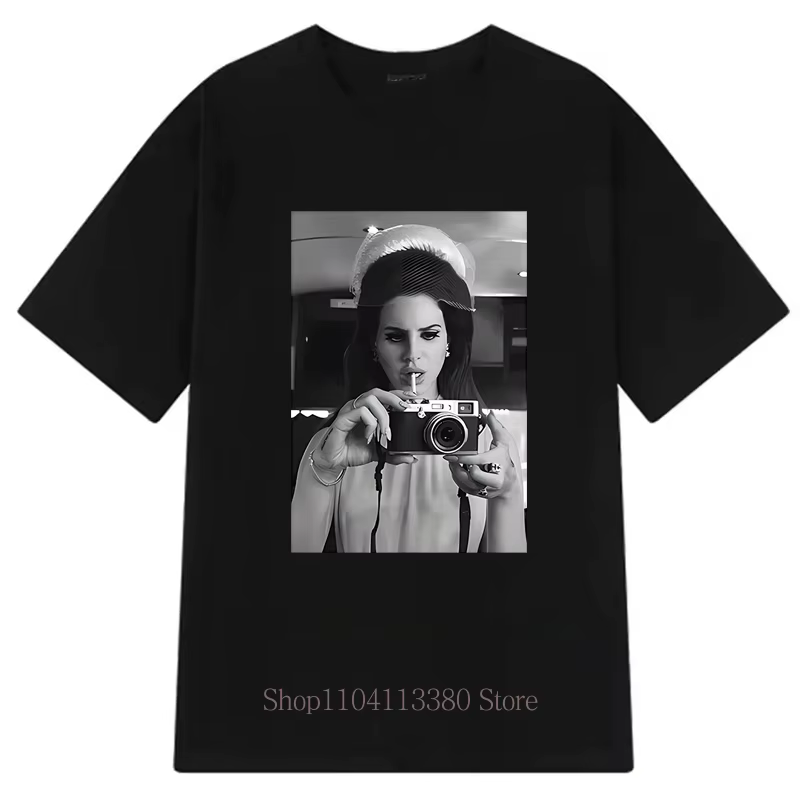 T-shirts à imprimé graphique Lana Del Rey, vêtements décontractés d'été pour femmes, mode vintage, t