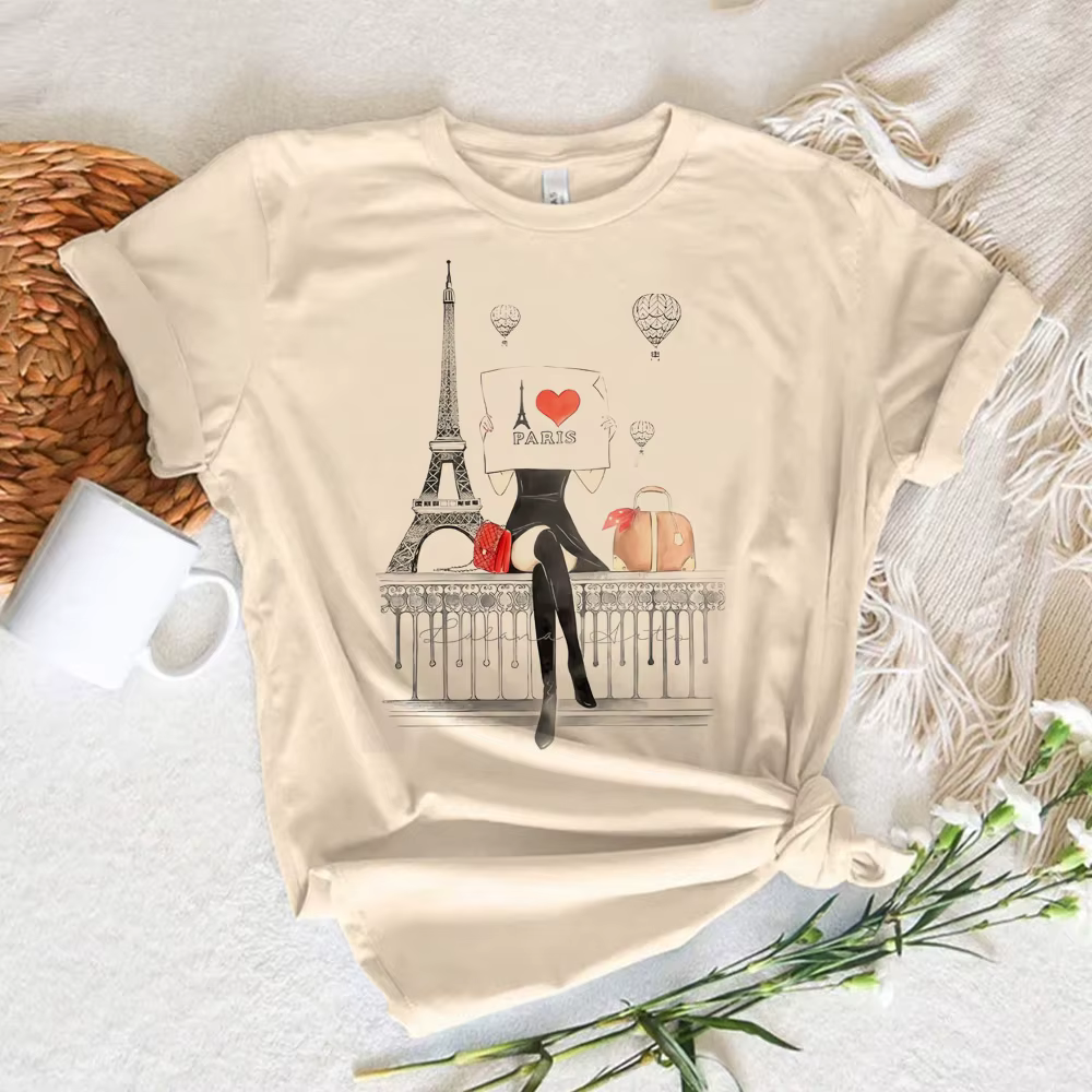 T-shirt Manga Japonais pour Femme, Vêtement Graphique, Comique, Paris