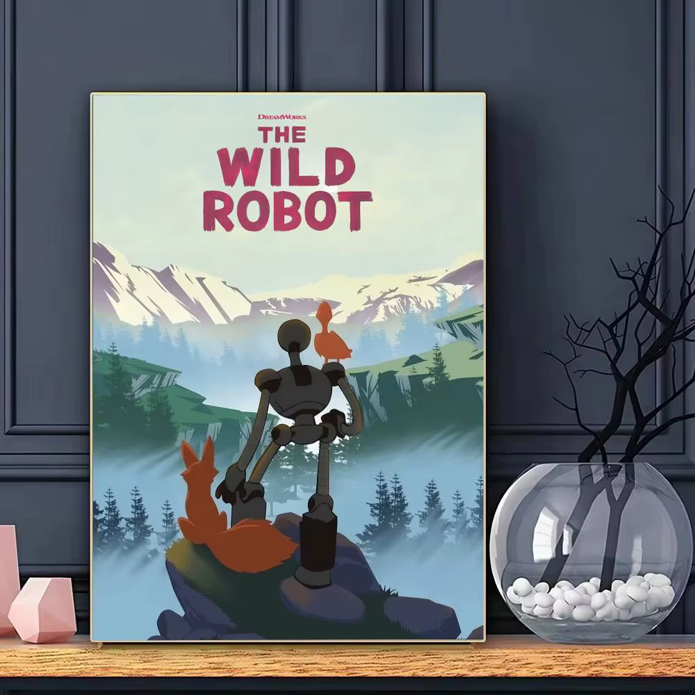 Affiche de robot W-Wild, art mural décoratif HD, décoration murale imperméable pour la maison, pour 