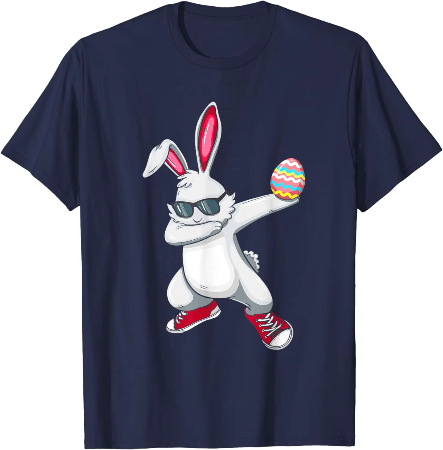 T-Shirt Lapin Oeufs Jour de Pâques, Lapin