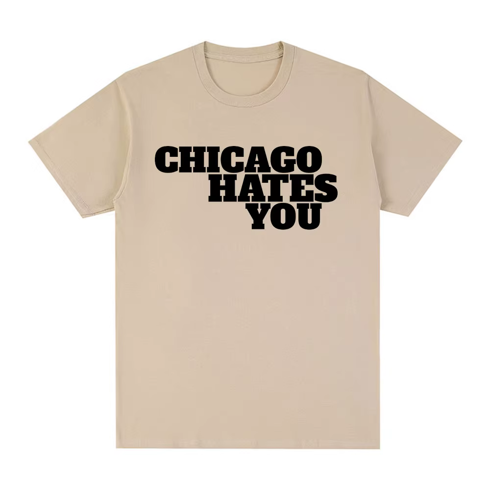 Rappeur chef Keef Chicago déteste vous même Style T-shirt hommes mode Hip Hop surdimensionné T-shirt