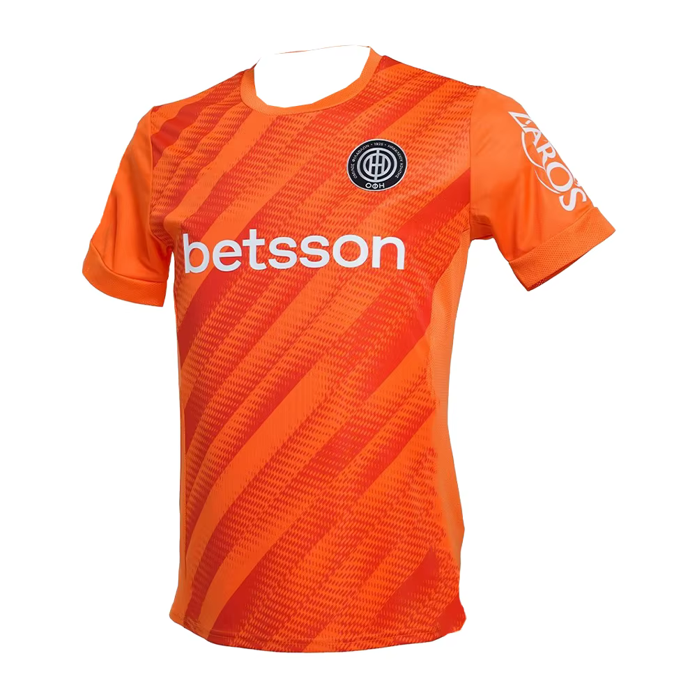 T-shirt de football OFI Crete pour hommes et femmes, décontracté, respirant, à séchage rapide, coupe