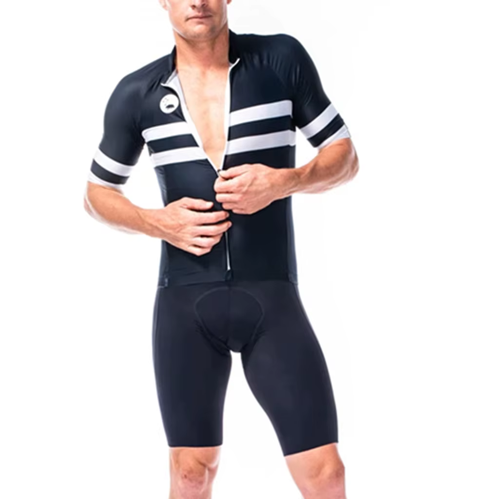 Combinaison De Triathlon à manches courtes pour hommes, Trisuit De natation, cyclisme, course à pied