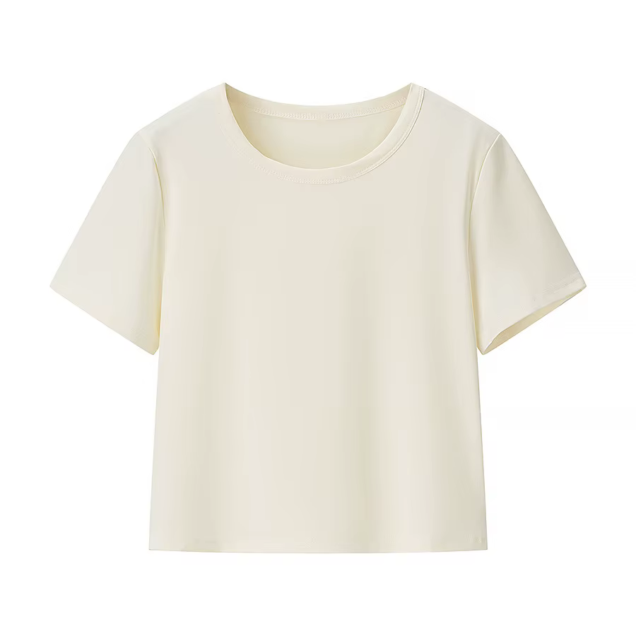 SuperAen Nouveauté Été Style Coréen Tendance Décontractée T-shirt Tricoté à Manches Courtes Manteaux