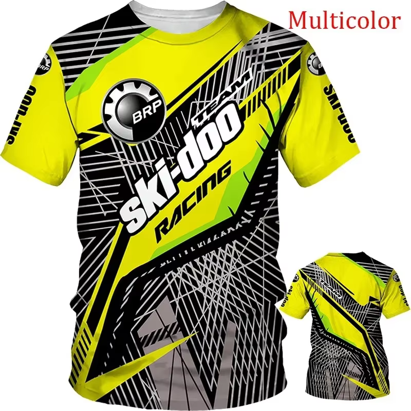 T-shirt de course moto pour homme BRP Can-Am, impression 3D, sport extrême, séchage rapide, respiran