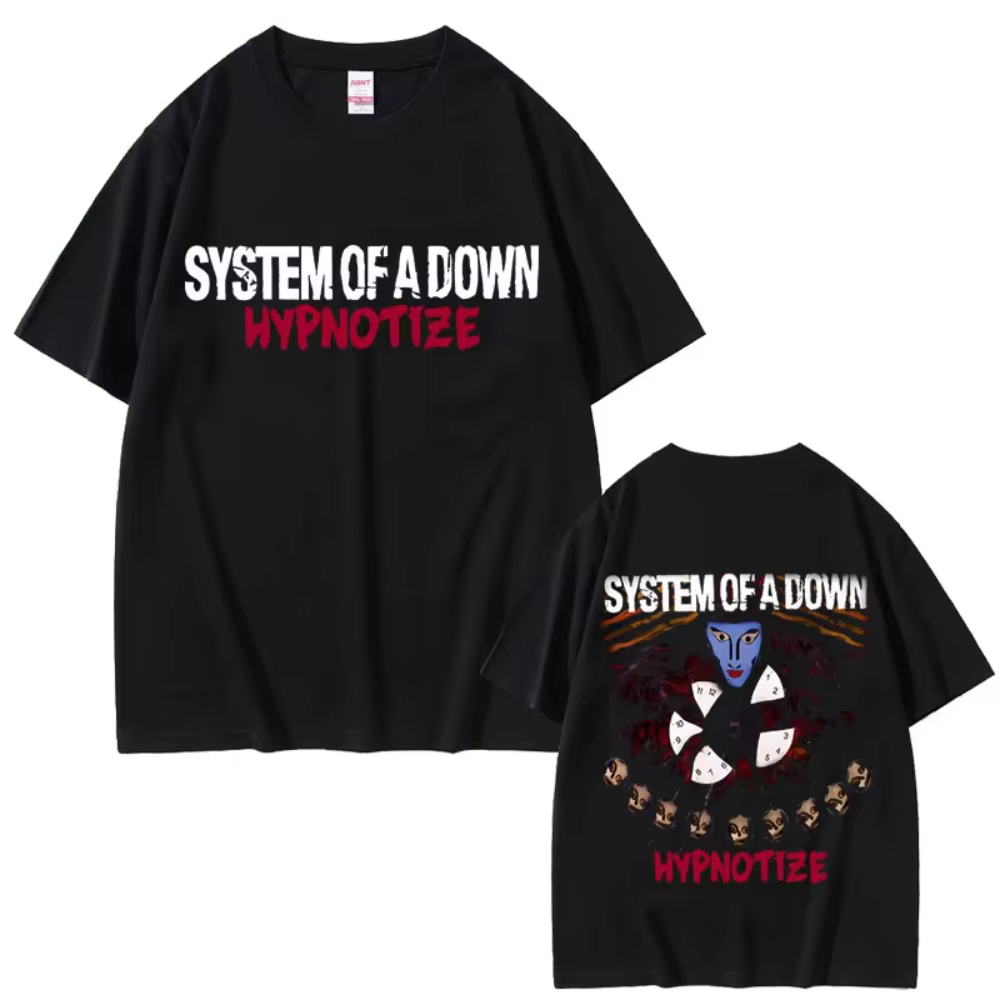 Système d'un Down hypnotize graphique t-shirt hommes femmes Alternative métal musique tendance T-shi