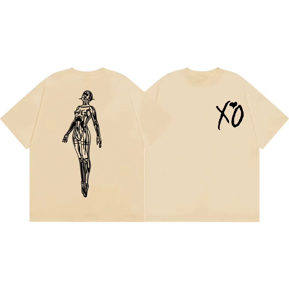 T-shirt The Weeknd Merch pour homme et femme, mode hip-hop, manches courtes, été 2026, décontracté, 