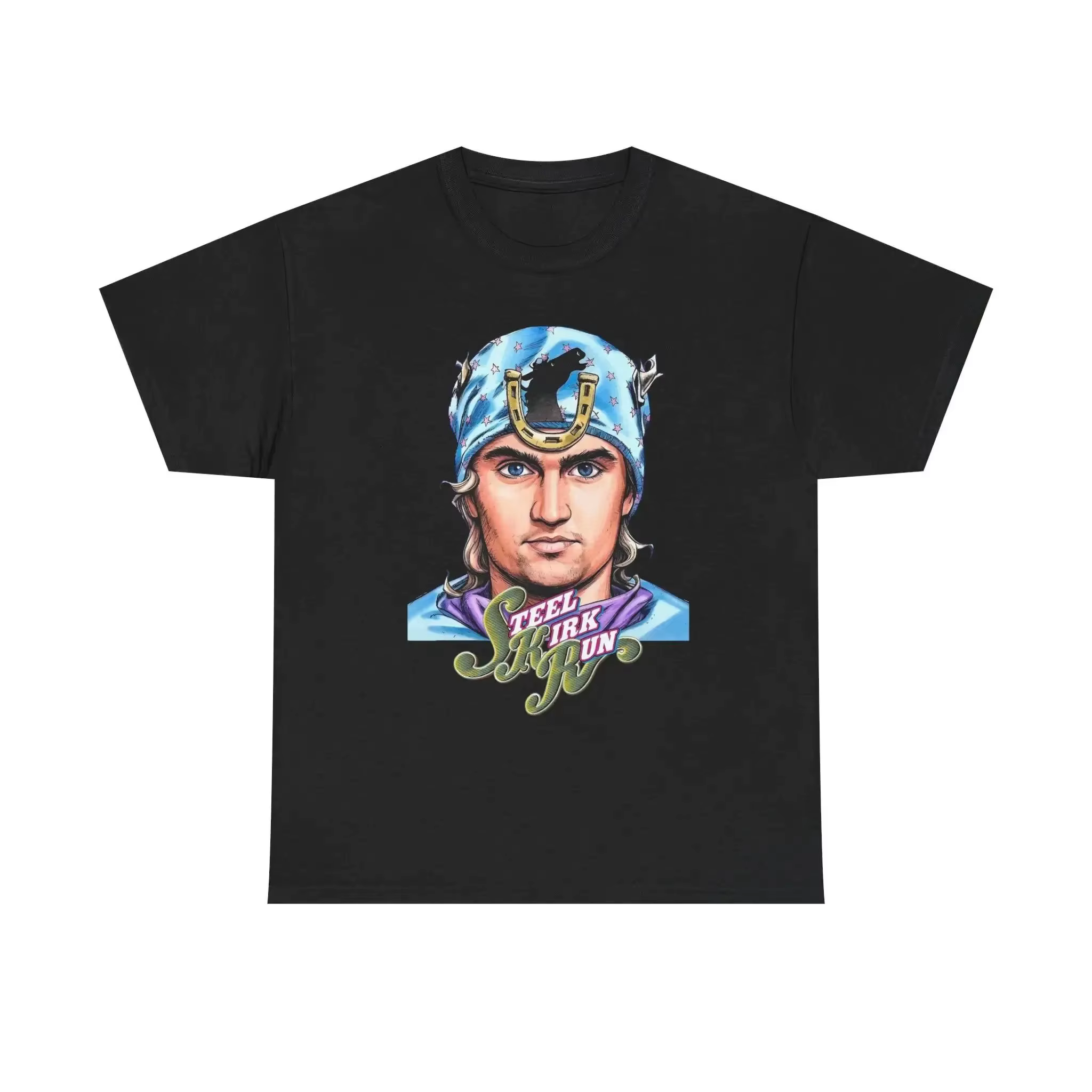 T-shirt unisexe en coton 100% avec motif anime Jojo 7 Steel Ball Run Charlie Kirk & Gyro Zeppeli, no