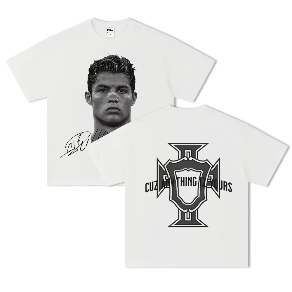 T-shirt à manches courtes imprimé Neymar Star du football américain pour femme – Vêtement athleisure