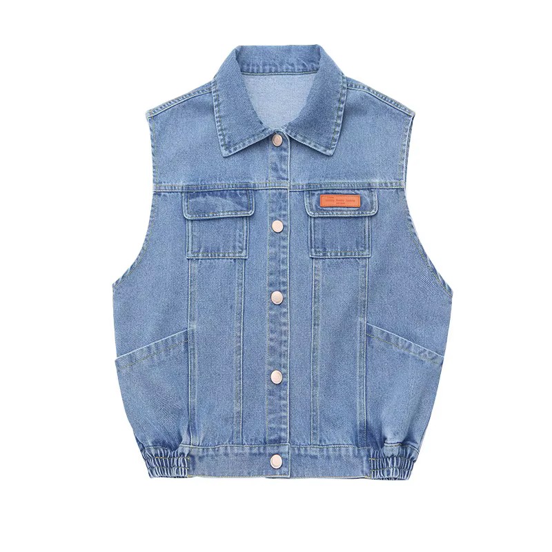 Adolescents garçons bleu Denim gilet enfants vêtements printemps automne décontracté jean sans manch