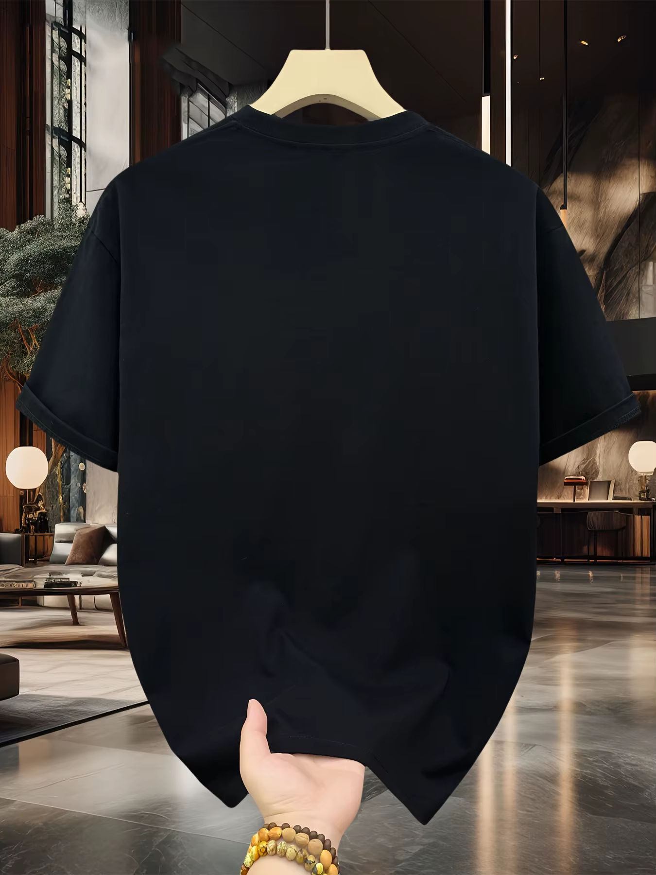 T-shirt d'été pour hommes, 100% coton, décontracté, à la mode, ample, grande taille, motif requin im