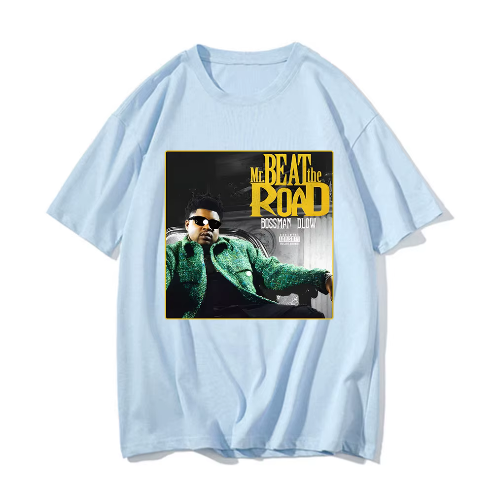 BossMan-T-shirt manches courtes pour hommes et femmes, en coton, à la mode, avec motif imprimé, cade
