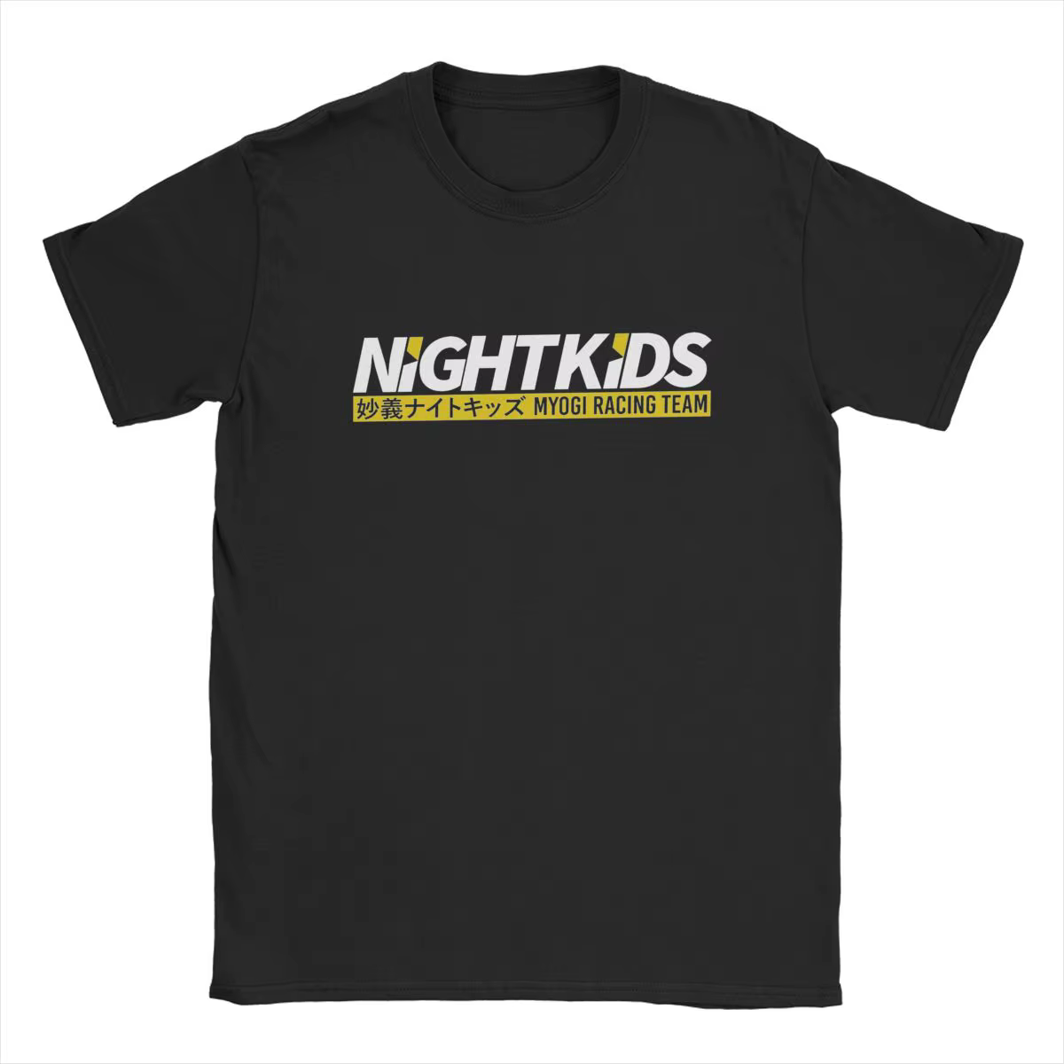 T-shirt manches courtes col rond homme, estival et humoristique, en pur coton, avec initiales D, ani