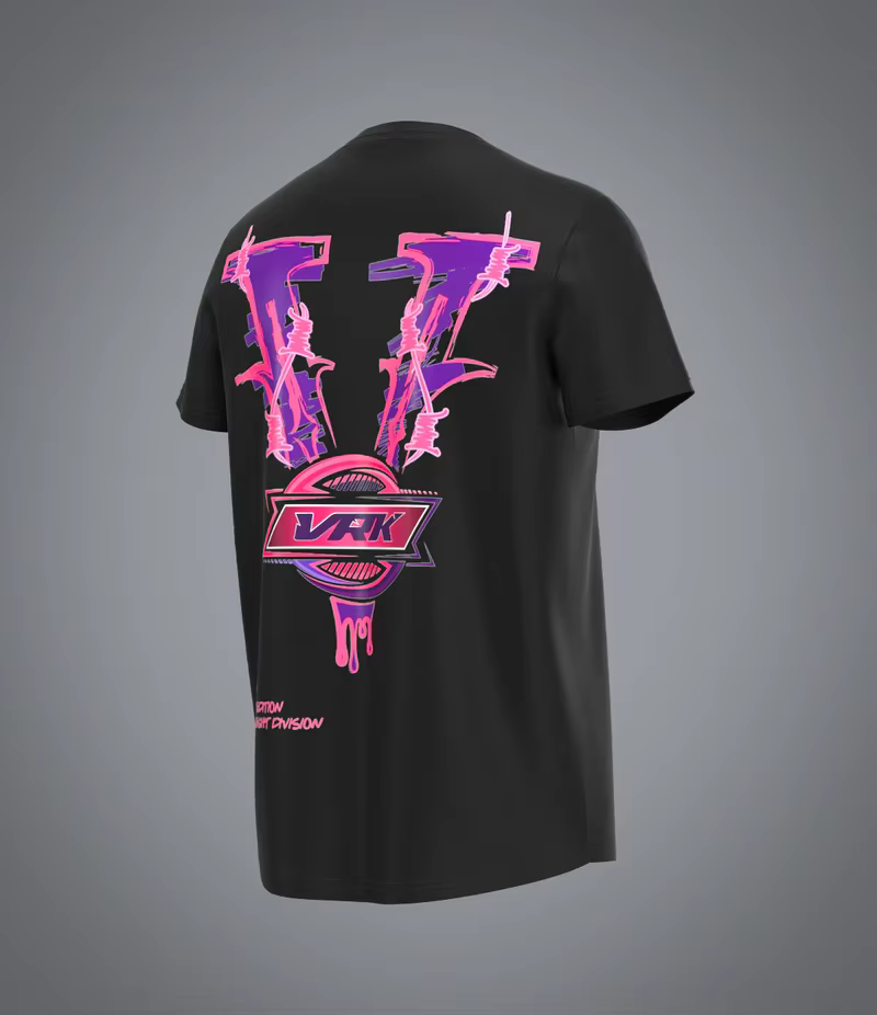 T-shirt VRK d'été pour homme, ample, en maille respirante, à manches courtes et col rond, nouvelle c