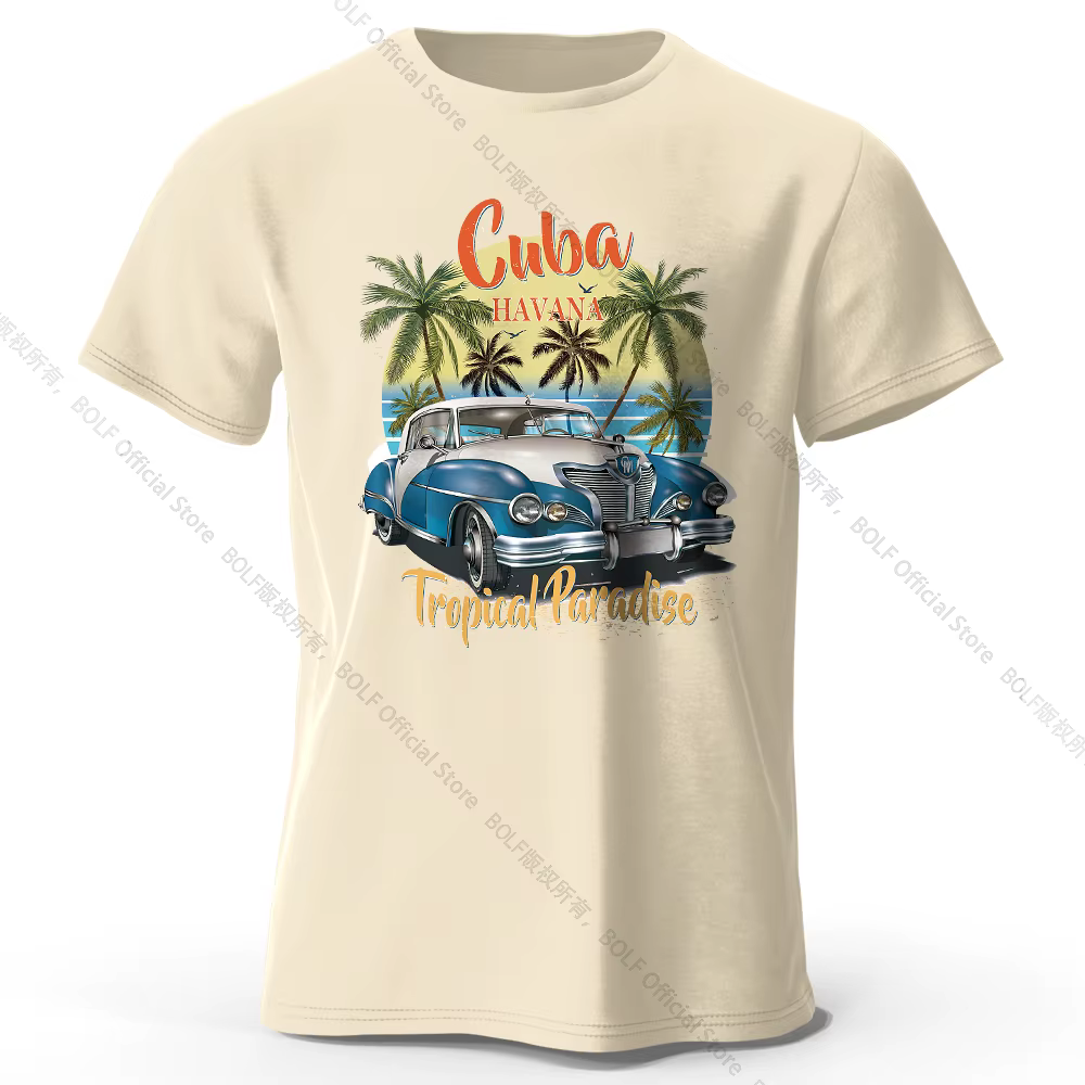 T-Shirt unisexe pour hommes et femmes, 100% coton, avec médaille de marché bord de mer imprimée, vêt