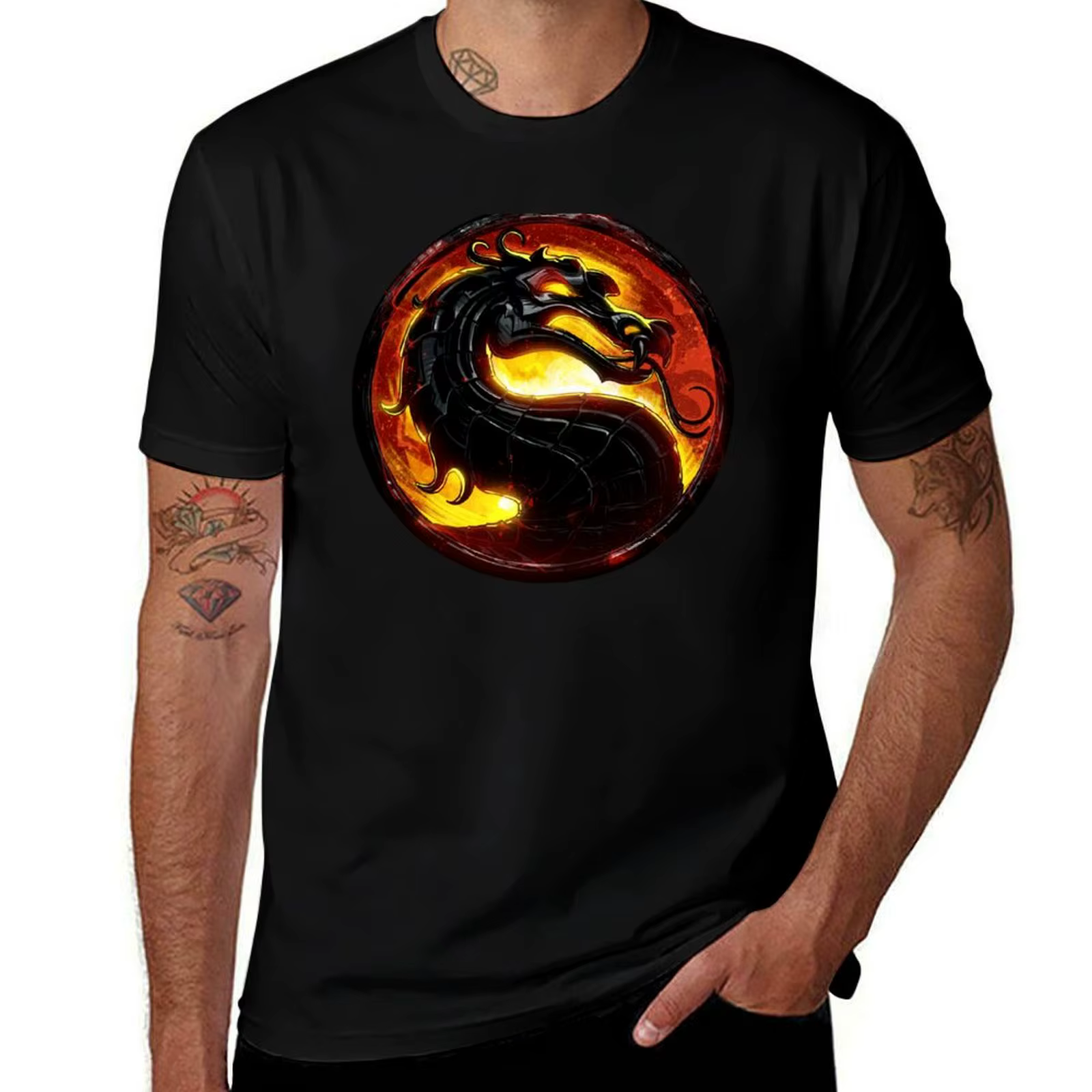 Mortal Kombat T-Shirt graphique t-shirts pour homme homme t-shirts de haute qualité marque de luxe T