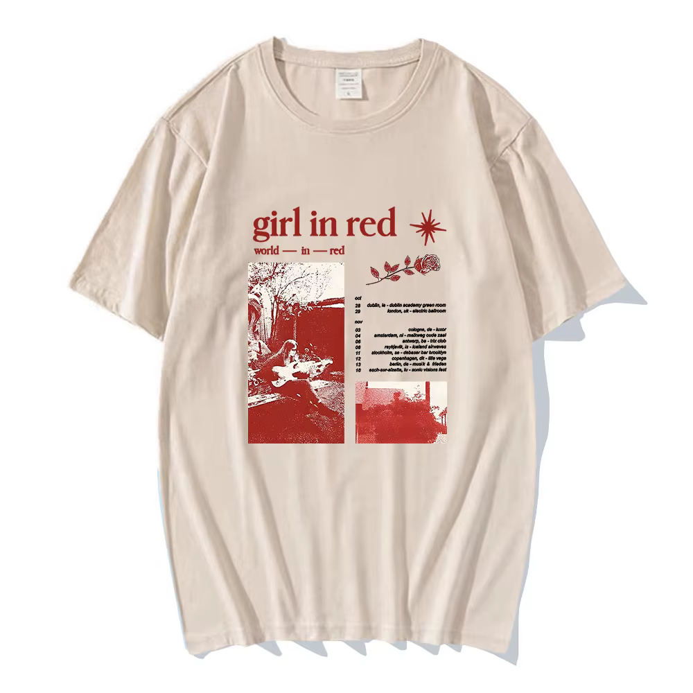 T-shirt à col rond pour femme, streetwear, hip hop, décontracté, confortable, en coton, de haute qua