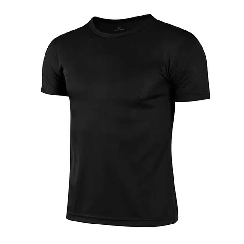 T-shirt de sport pour hommes, haut à manches courtes pour exercices quotidiens, entraînement, gymnas
