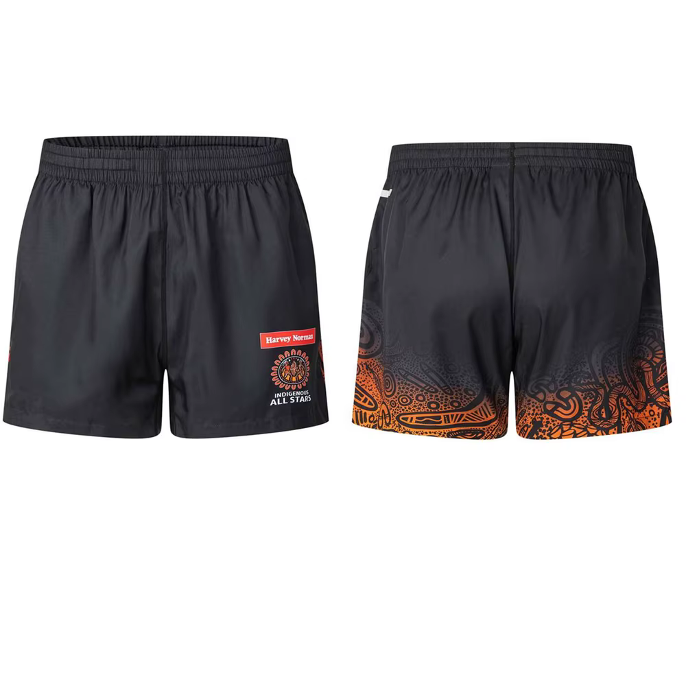 Short veste à capuche 2025 INDIGENOUS ALL STARS maillot de rugby vêtements d'entraînement chemise de
