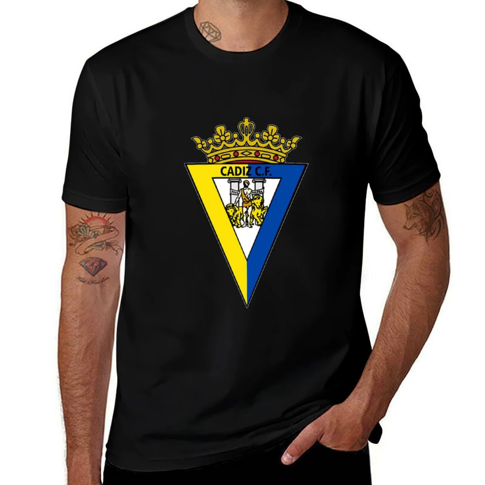 Cadiz cf T-Shirt homme t-shirts pour hommes T-Shirt décontracté homme T-Shirt de créateur