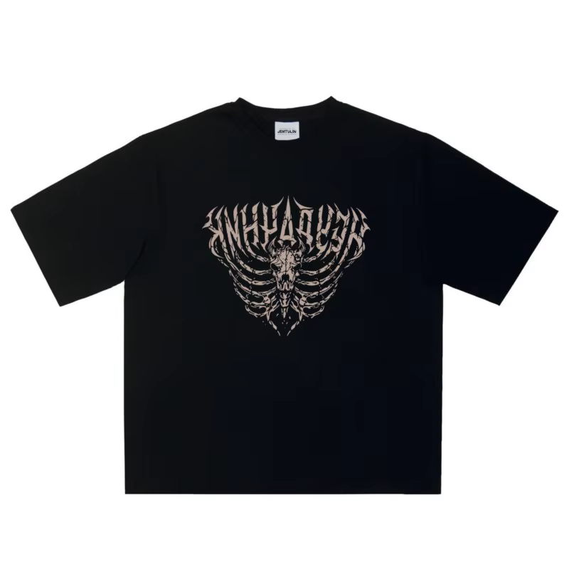 T-shirt Homme Oversize Streetwear Harajuku 5opka « Неудачник » Imprimé Graphique Rétro Hip Hop Esthé