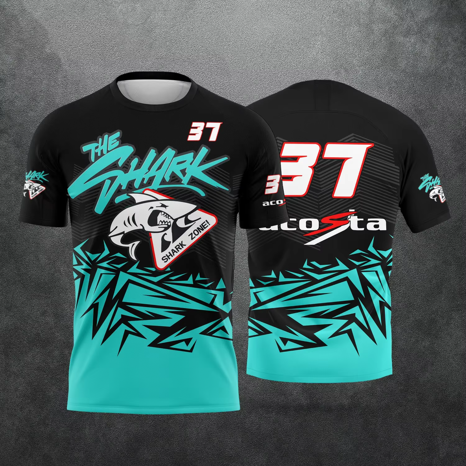 Nouveau T-shirt 2026 imprimé 3D motif Requin du pilote Pedro Acosta n°37, pour homme et femme, décon