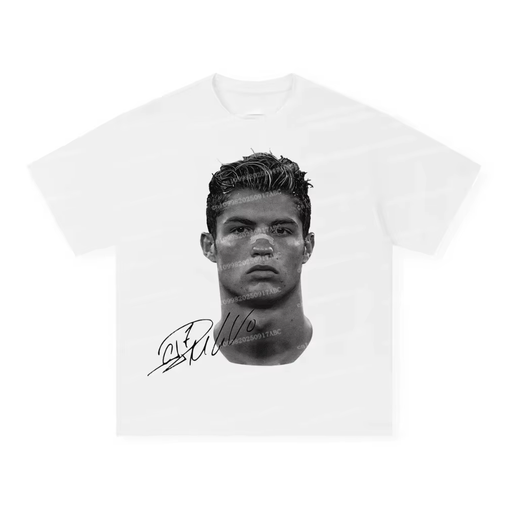 Nouveau Stock 2026 T-shirt Basique Décontracté Respirant à Manches Courtes avec Imprimé Lettres et D