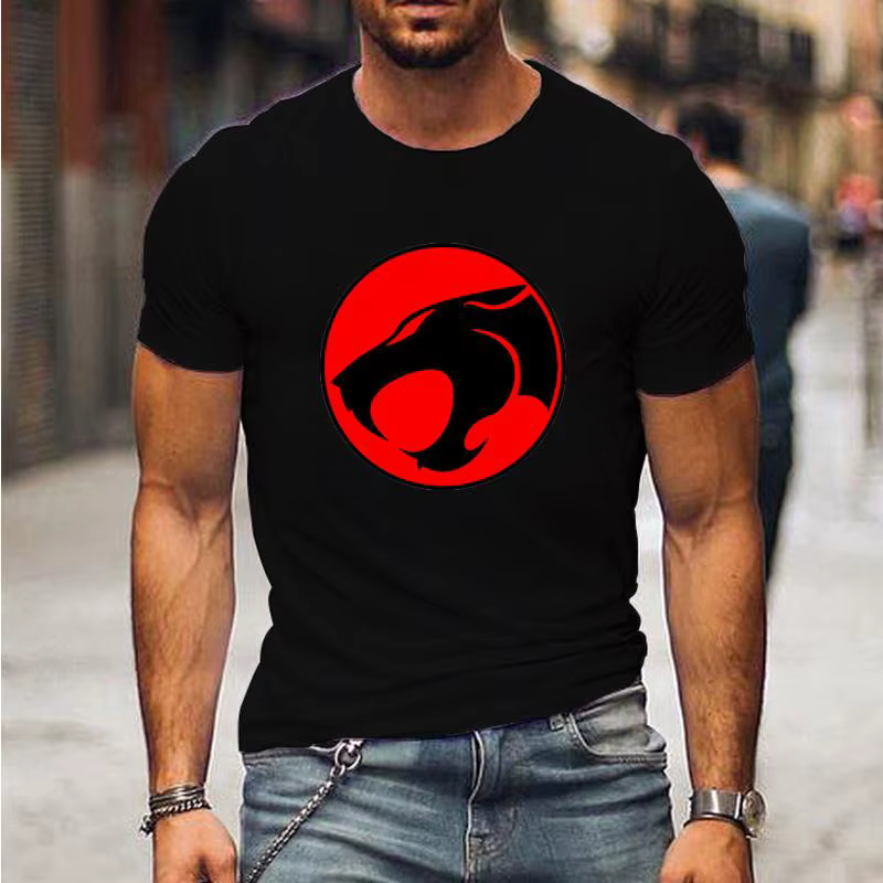 Nouveau Anime Thundercats impression 3D T-Shirts hommes femmes décontracté mode à manches courtes t-