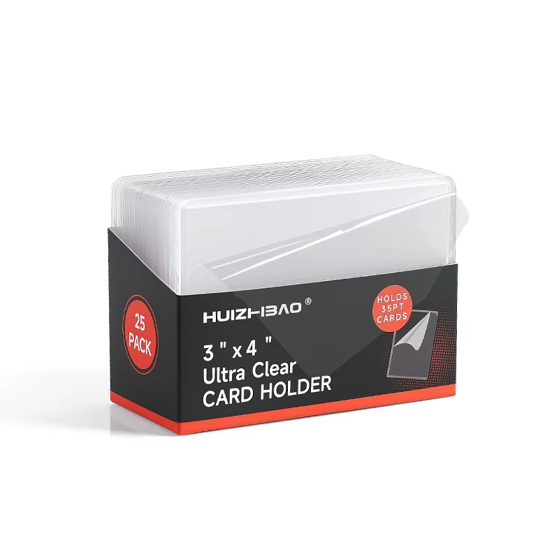 Protège-cartes rigides de haute qualité 3x4 pouces 35PT pour cartes à collectionner, compatibles Top