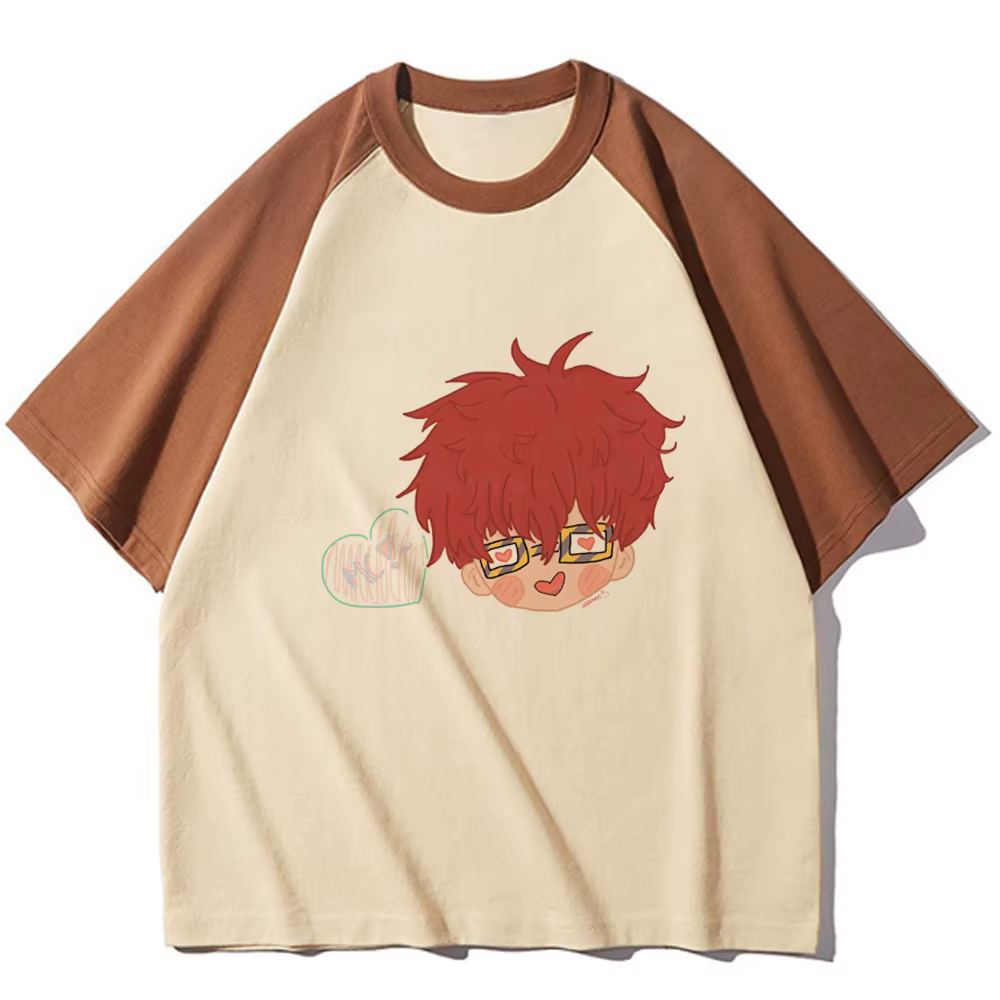 Mystic Messenger Tee femmes Y2K élégant streetwear haut fille manga vêtements