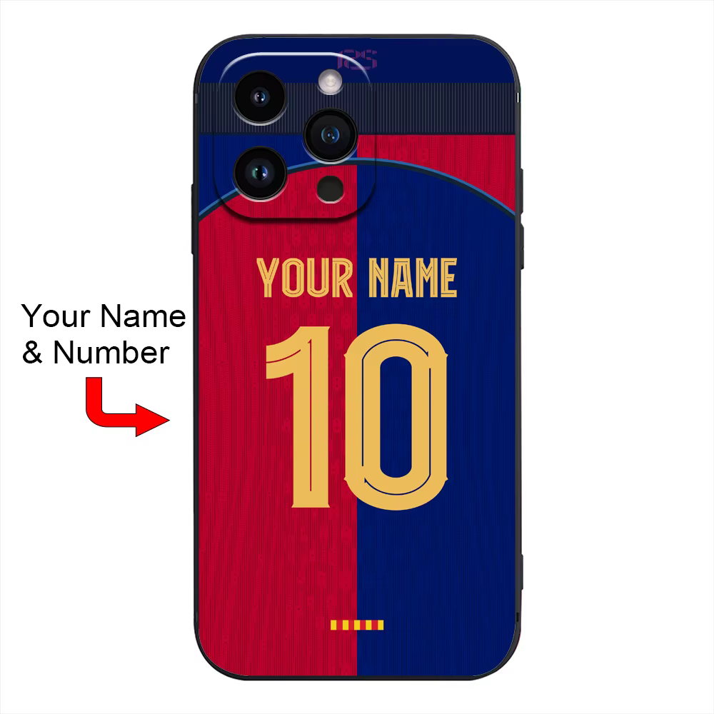 25 Espagne Camp Nou CULES housse pour iPhone 17 Air 16 15 14 Pro Max 13 12 11 Mini X XS XR 7 8 6S Pl