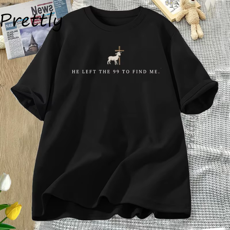 Il Left The 99 T-shirt chrétien T-Shirts hommes femmes verset de la Bible t-shirt religieux à manche