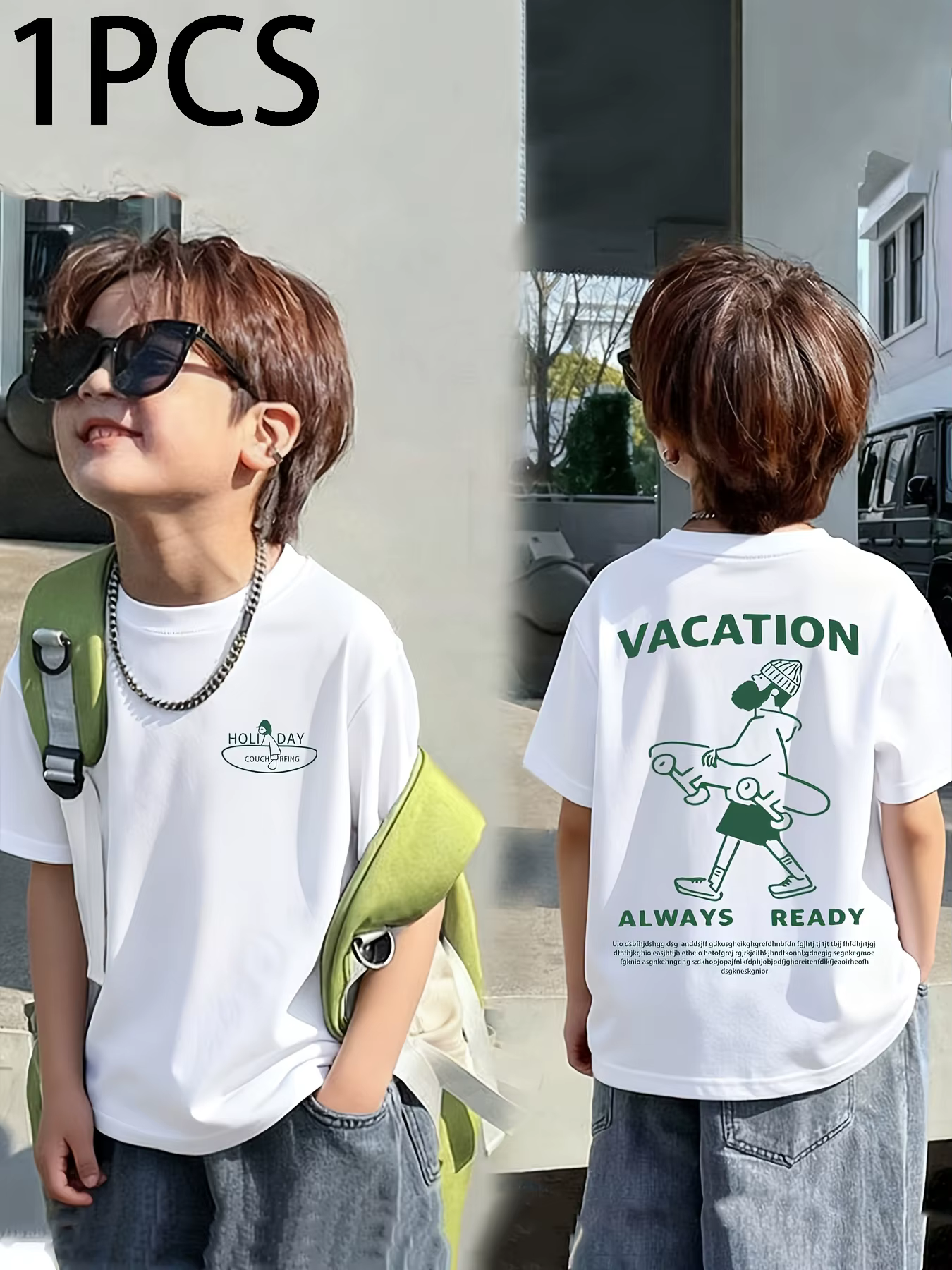 T-shirt à manches courtes pour garçons, vêtements pour enfants à la mode et tendance, t-shirt à manc
