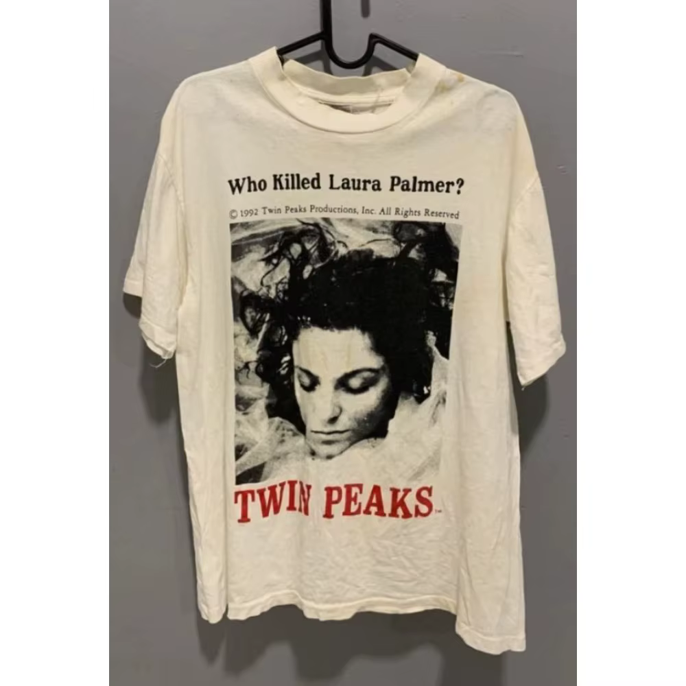 Qui a tué Laura Palmer dans la ville de Shuangfeng ? T-shirt décontracté unisexe rétro tendance pour