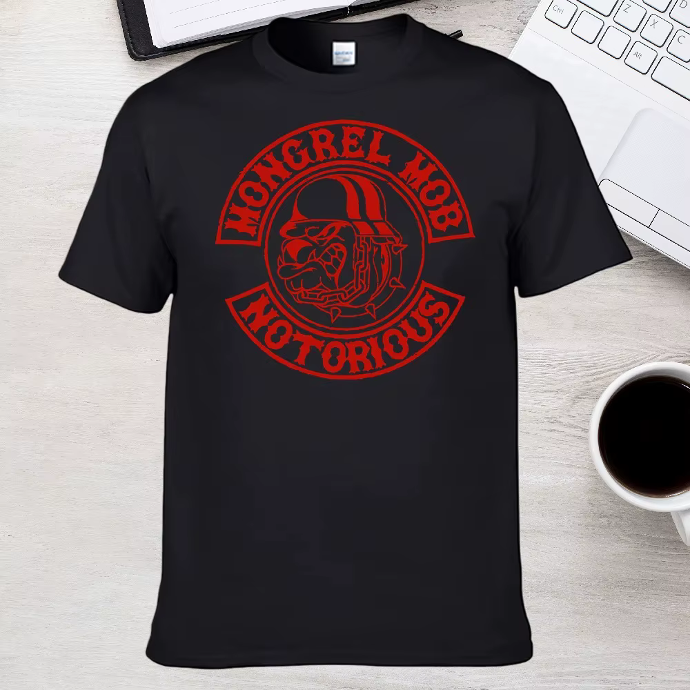 Mongrel Mc 100% coton t-shirt pour hommes, nouveau t-shirt pour femmes 2026 Mongrel Mc, t-shirt en c