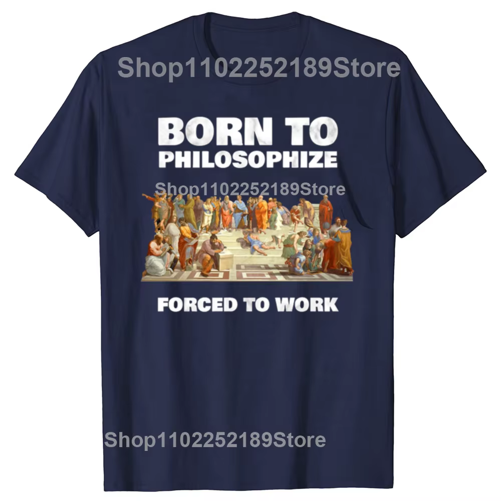 T-shirts pour hommes et femmes, mode décontractée, 100% coton, t-shirt ample sur le thème de la phil