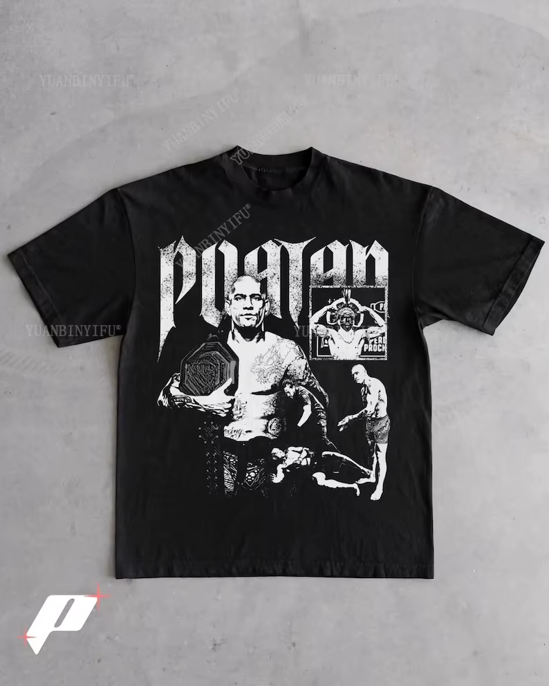 Alex Pereira T-Shirt Streetwear Bootleg Fighter Tee Fighting coton Vintage col rond Streetwear Tees