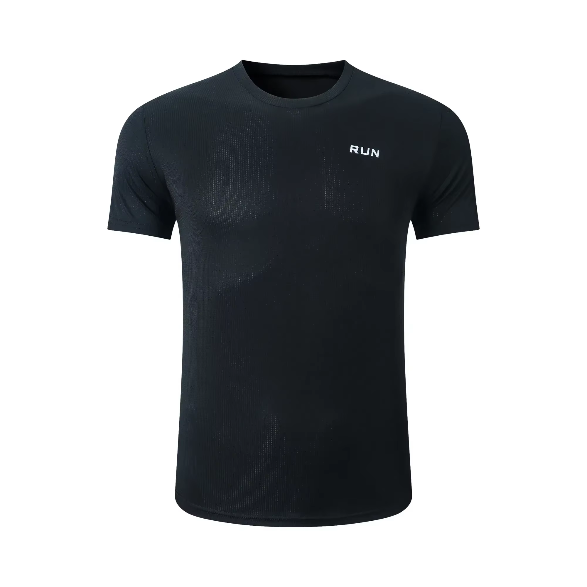 T-Shirt à Manches Courtes et Col Rond pour Homme, Vêtement Respirant, vaccage Rapide, dehors, Gym
