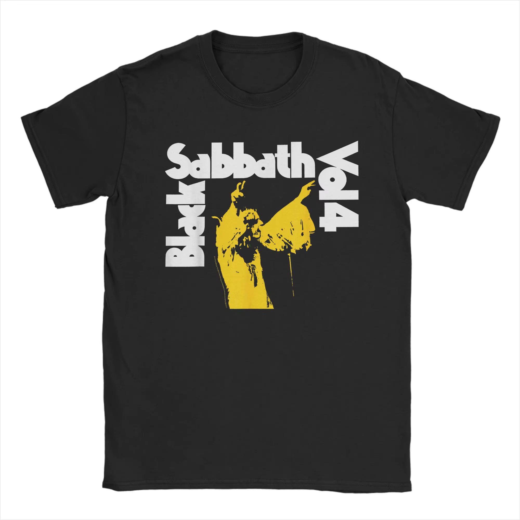 Black Sabbath Vol 4 T-Shirt été groupe de Rock en métal lourd T-Shirts géniaux 100% coton T-Shirt à