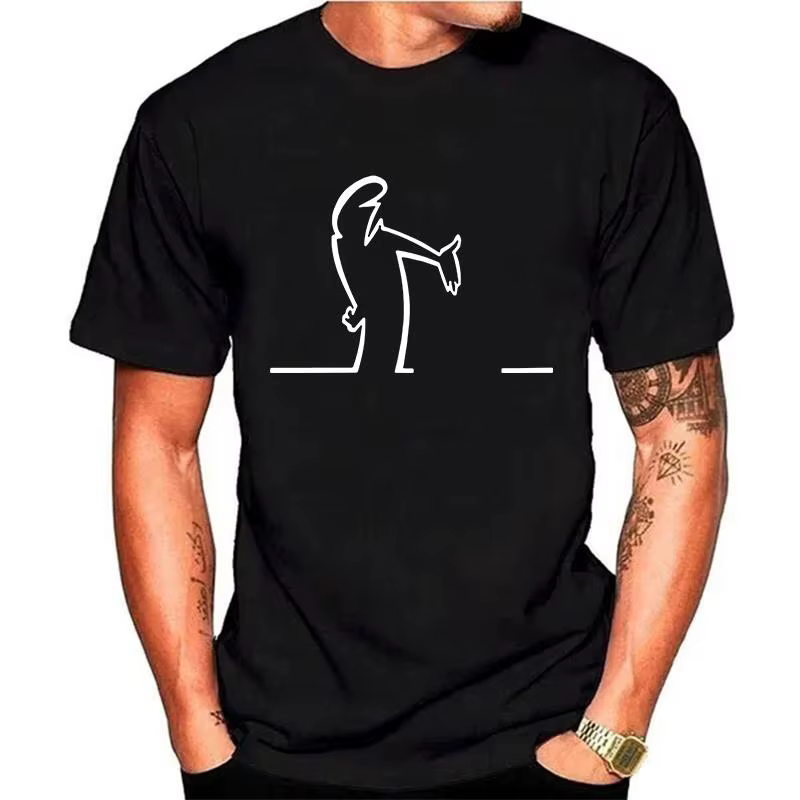 T-shirts d'été pour hommes Balum La Linea t-shirt graphique drôle coton confortable Premium Camiseta