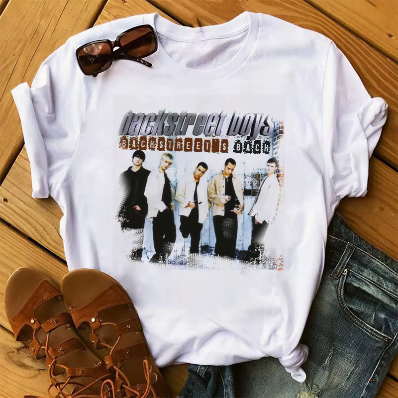 Mode d'été Backstreet Boys World t-shirts femmes unisexe t-shirts Harajuku chemises à manches courte