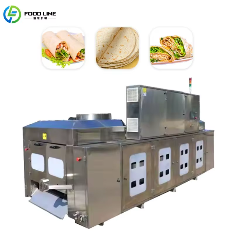 Machine à tortillas mexicaines en acier inoxydable, équipement commercial automatique