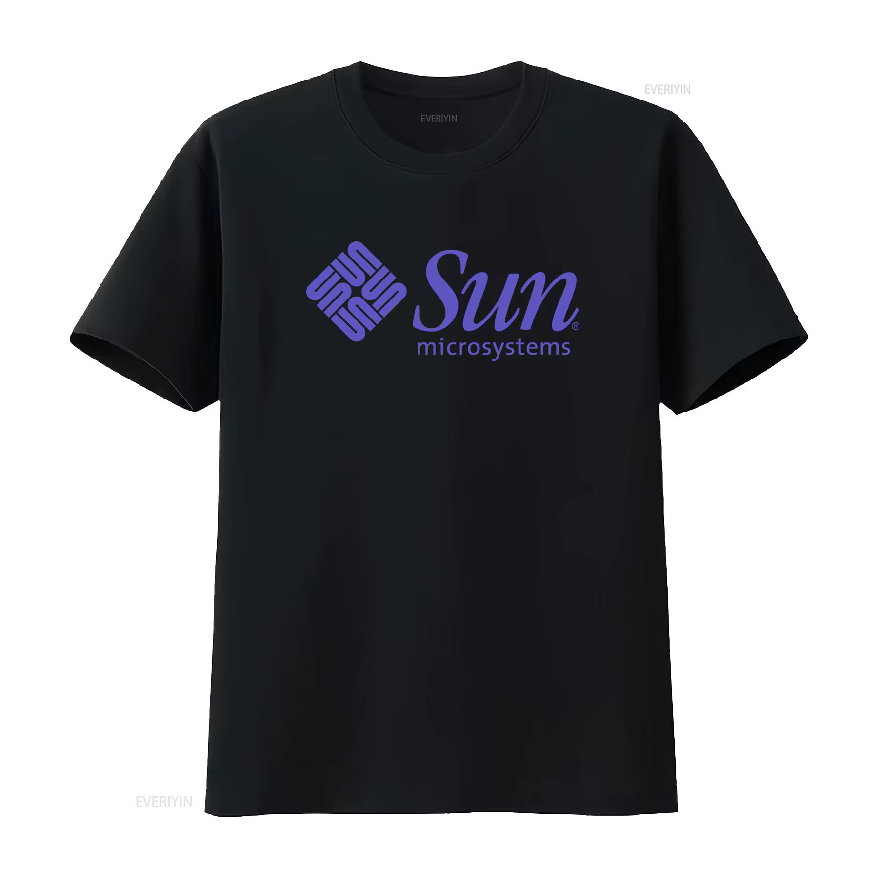 T-shirt blanc pour homme de Sun Microsystems avec logo imprimé, disponible en tailles S à 3XL, style