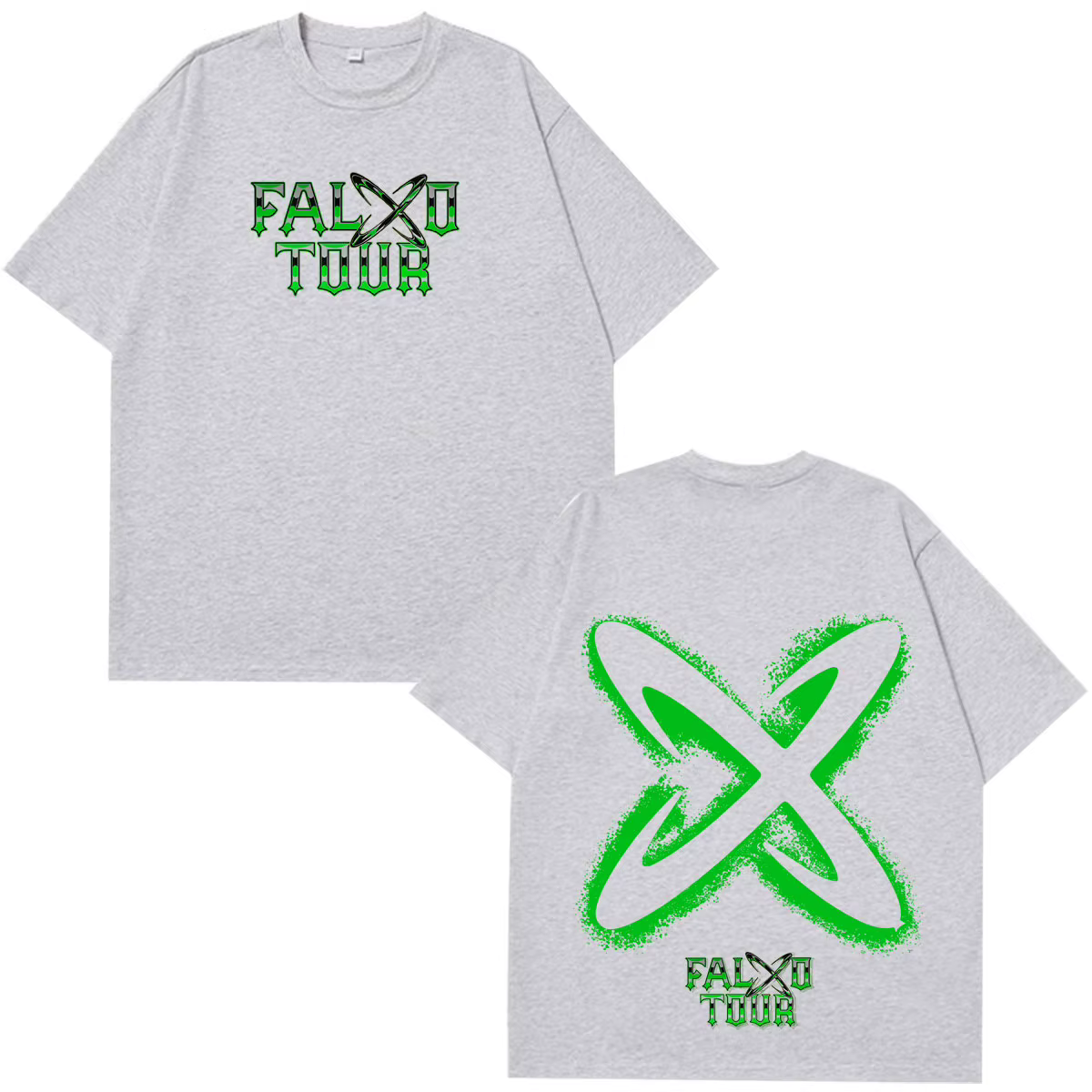 T-shirt imprimé Rapper Feid VS Ferxxo Tour 2026 pour hommes et femmes, T-shirts Hip-hop à manches co