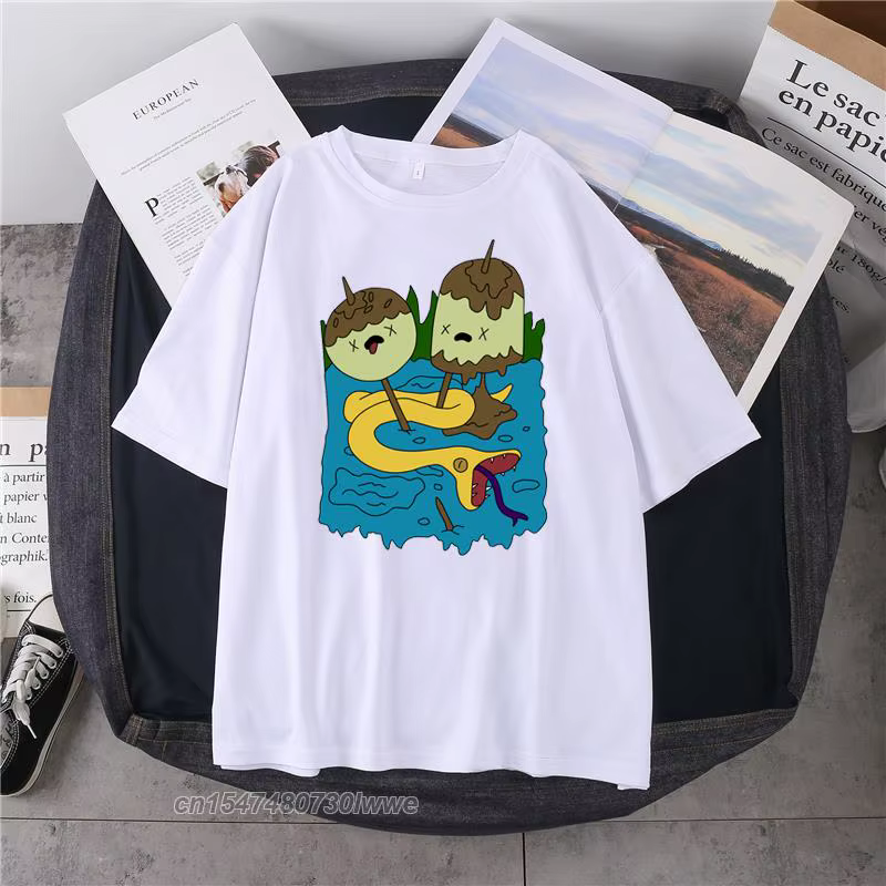 Marceline et princesse Bubblegum Kawaii chemise drôle t-shirt cadeau t-shirt Streetwear t-shirt gran