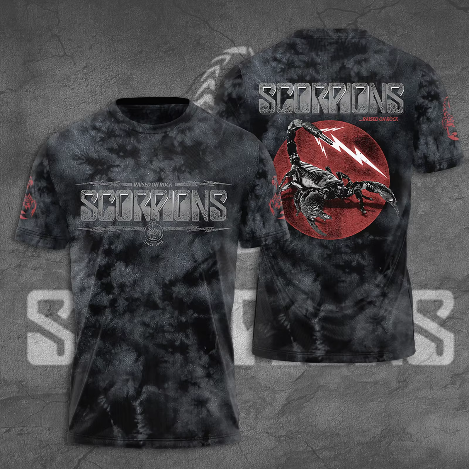 2026 Rock Scorpions Band 2025 Tour T-shirt imprimé en 3D hommes femmes mode Hip Hop T-shirt surdimen