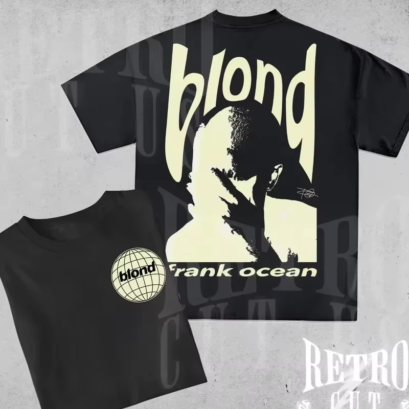 Rappeur Frank rétro graphique T-shirt hommes femmes Hip Hop océan Album vêtements T-Shirts Y2k unise