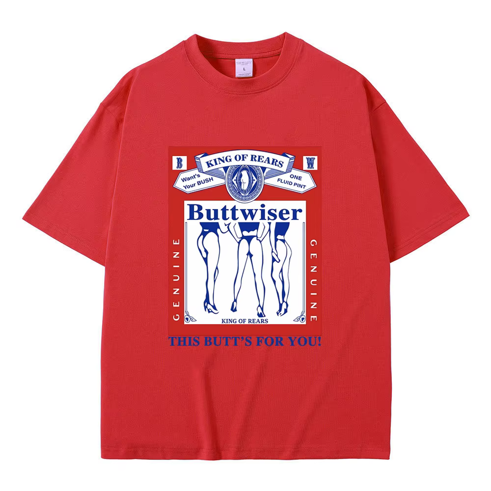 T-shirt pour Homme et Femme, Chanteur Lana Del Rey, King of Rears, This Butt for You, Streetwear, Te